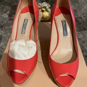 Prada wedges